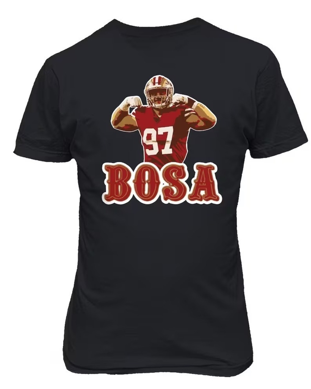 San Francisco Defensive End Bosa 97 Football Fans Unisex T-shirt
